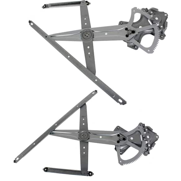 Front and Rear, Driver and Passenger Side Power Window Regulator, Without Motor