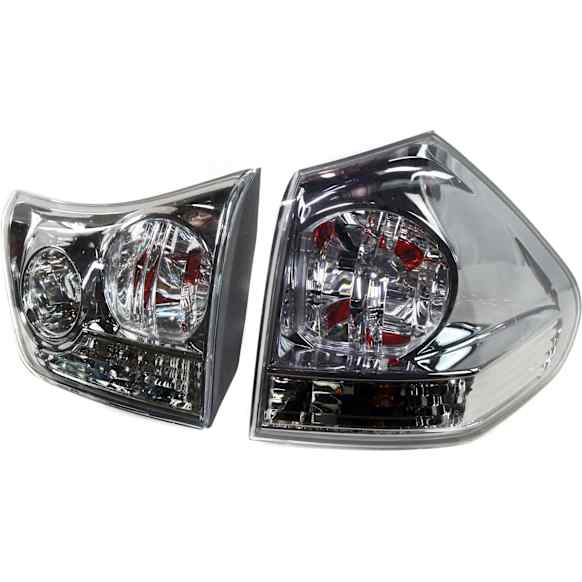 Passenger Side, Inner and Outer Halogen Tail Light, With bulb(s), OE Replacement