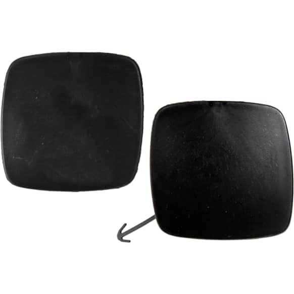 Rear, Driver and Passenger Side Tow Eye Covers, Primed