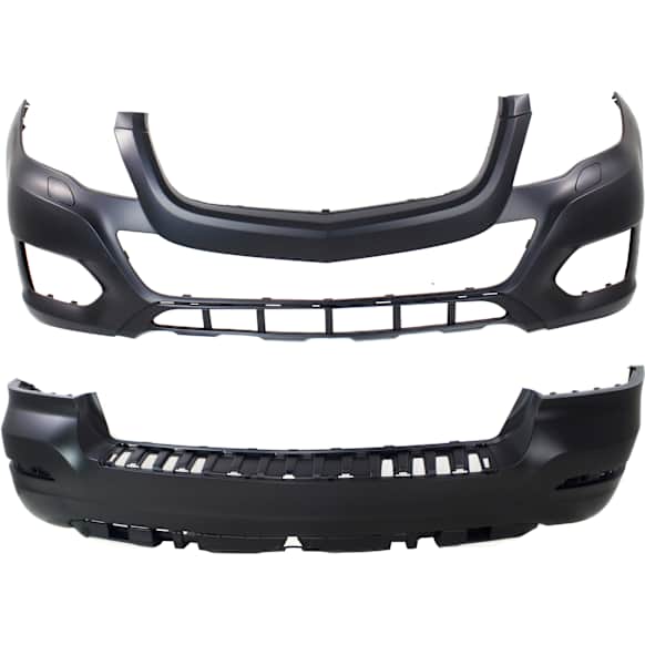 Front and Rear Primed Bumper Cover