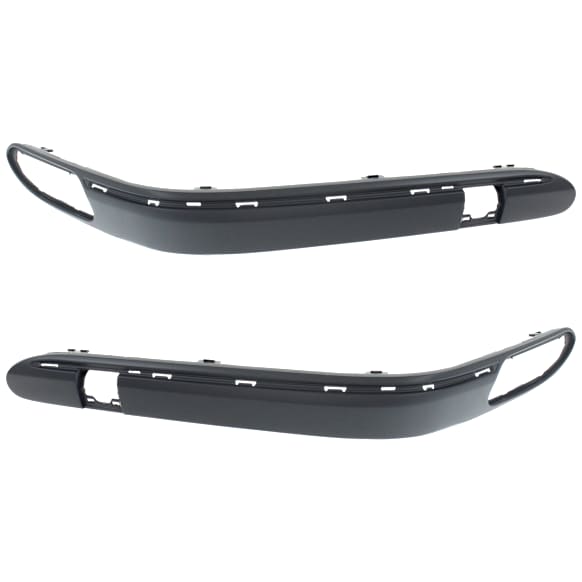 2007 Mercedes Benz C230 - Front, Driver and Passenger Side Bumper Trim, 4-Door, Sedan, For Models With Avantgarde & Elegance Package, (203) Chassis, Primed