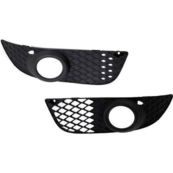 Front, Driver and Passenger Side Fog Light Trims, Primed, For Models with Standard Type Bumper, Except Evolution Models