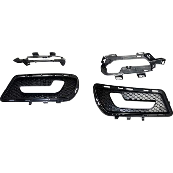 2010 Mercedes Benz E350 Base 6 Cyl 3.5L - Driver and Passenger Side Fog Light Trim, 4-Door, For Models With AMG Styling, Light Package and Driving Light, Primed, Sedan