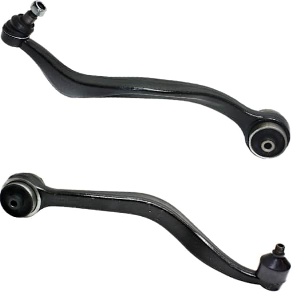 Front, Driver and Passenger Side, Lower, Rearward Control Arms