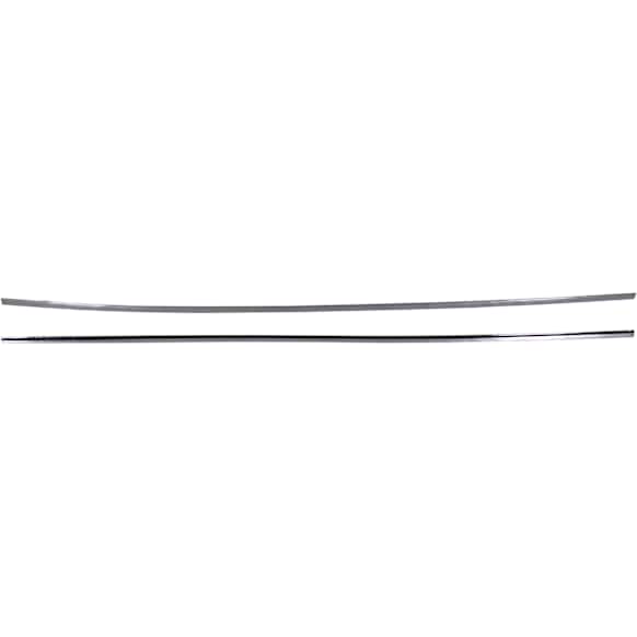 Front, Driver and Passenger Side Door Molding and Beltlines, Chrome