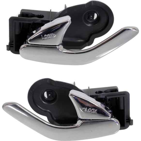 2001-2006 Mazda Tribute - Front or Rear, Driver and Passenger Side Interior Door Handles, Chrome, With door lock button
