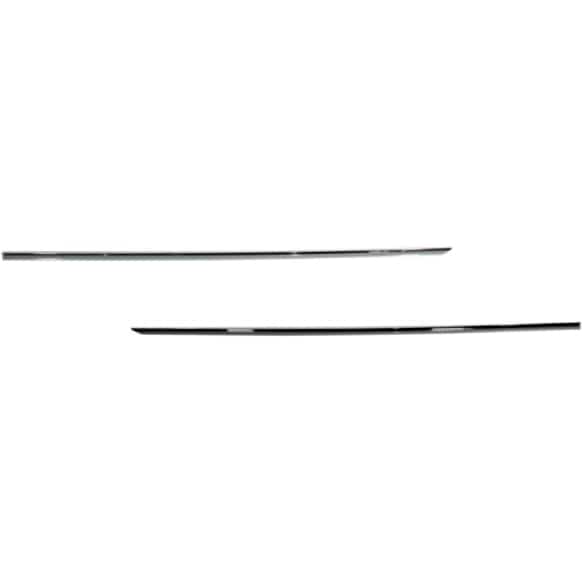 Rear, Driver and Passenger Side Door Molding and Beltlines, Chrome