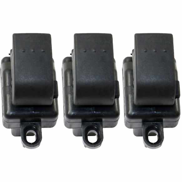 2007 Mazda 3 - Front And Rear, Passenger Side Window Switch, Black, 1 Button