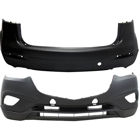 Sport Utility Front and Rear Primed Bumper Cover 3.7L, 6Cyl, CAPA Certified