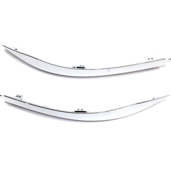 2021 Nissan Murano - Rear, Driver and Passenger Side, Outer Bumper Trim, For Models Without Midnight Special Edition Package, Chrome