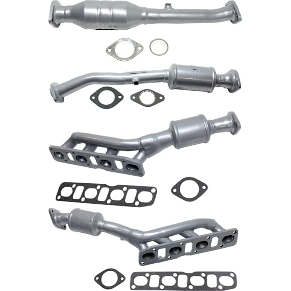 Front and Rear, Driver and Passenger Side Catalytic Converters, Federal EPA Standard, 46-State Legal (Cannot ship to CA, CO, NY or ME), 5.6L Engine