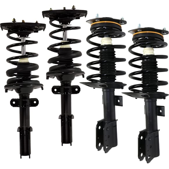 Front and Rear, Driver and Passenger Side Fully Loaded Strut, For Models With 17 in. Wheels, With 18 in. Wheels