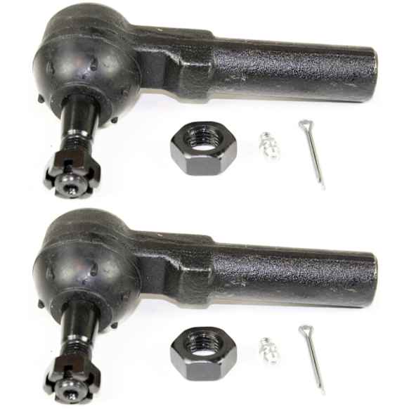 Front, Driver and Passenger Side, Outer Tie Rod Ends