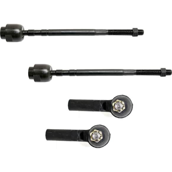 Front, Driver and Passenger Side, Inner and Outer Tie Rod Ends