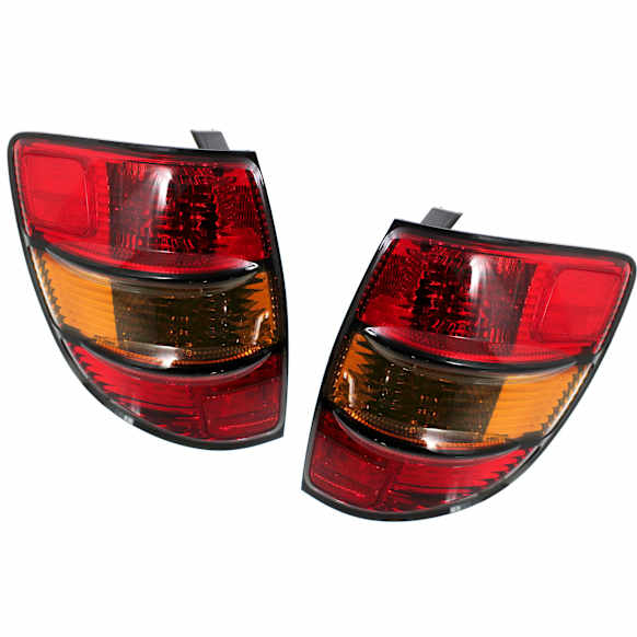 Driver and Passenger Side Halogen Tail Light, With bulb(s), OE Replacement