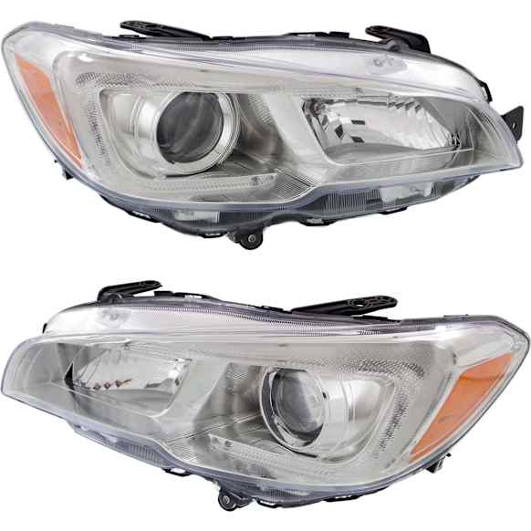 Driver and Passenger Side Halogen Headlight, With bulb(s), OE Replacement, CAPA Certified