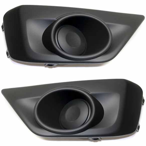 2013 Suzuki Grand Vitara - Front, Driver and Passenger Side Fog Light Cover, Textured Black