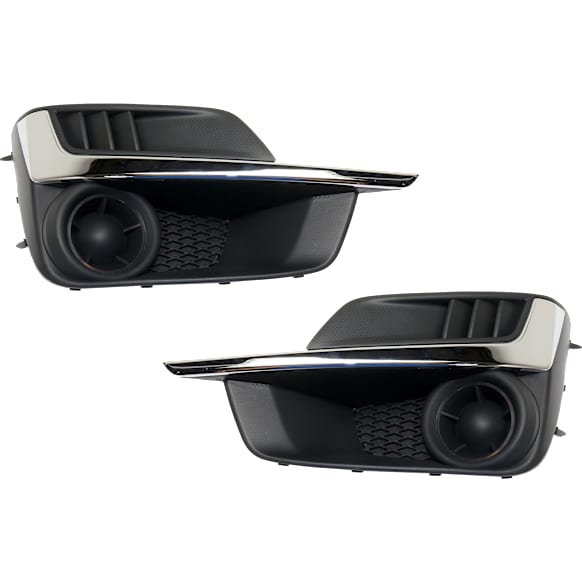 2015-2016 Subaru Impreza - Fog Light Cover - Front, Driver and Passenger Side, Textured Black