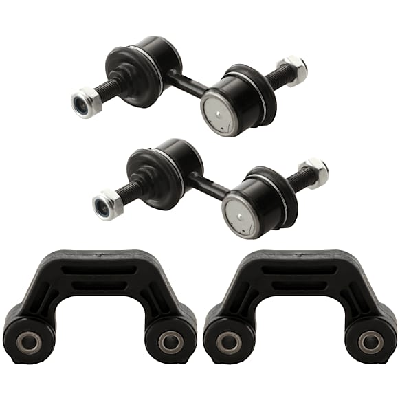 Front and Rear, Driver and Passenger Side Sway Bar Link, Sedan