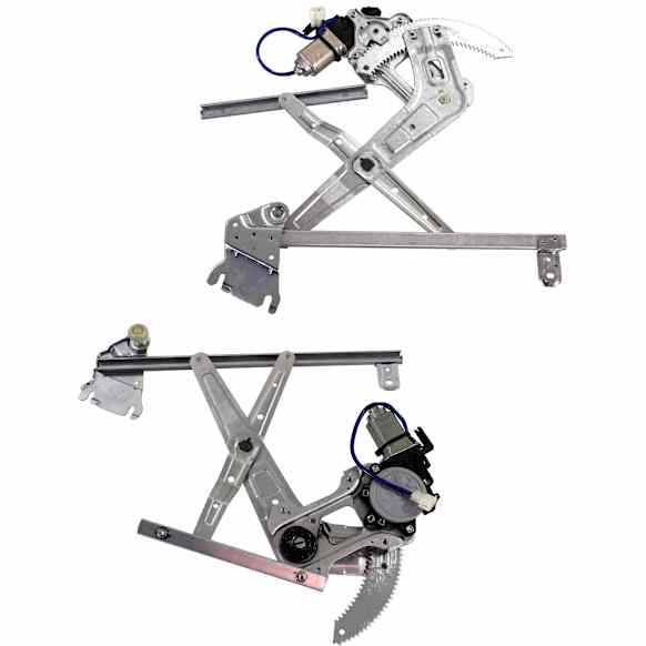2003-2008 Subaru Forester - Front, Driver and Passenger Side Power Window Regulator, With Motor