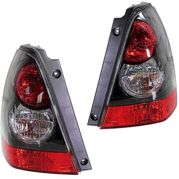 Driver and Passenger Side Halogen Tail Light, With bulb(s), OE Replacement