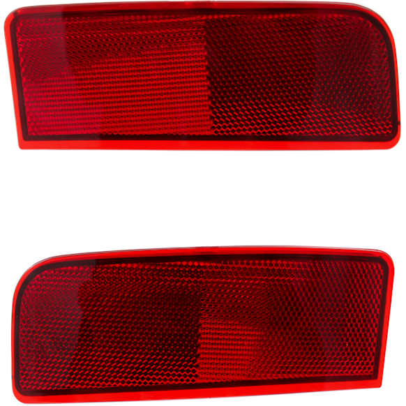 Rear, Driver and Passenger Side Bumper Reflector