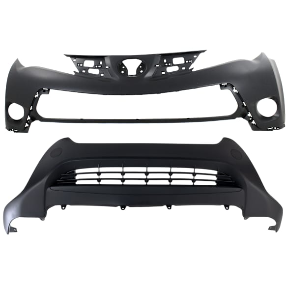 2015 Toyota RAV4 - Front, Upper and Lower Upper - Primed, Lower - Textured Bumper Cover, North America Built Vehicle