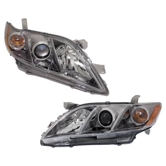 Driver and Passenger Side Headlights, with Bulbs, Halogen, USA Built Vehicle