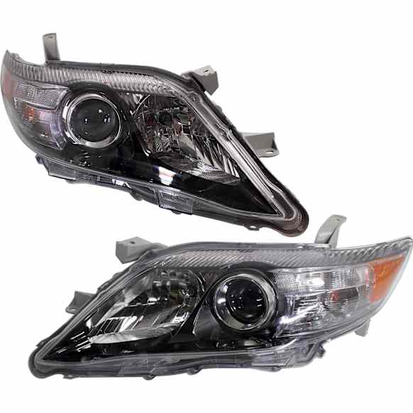 2010 Toyota Camry - Driver and Passenger Side Halogen Headlight, With bulb(s), USA Built Vehicle, OE Replacement, CAPA Certified