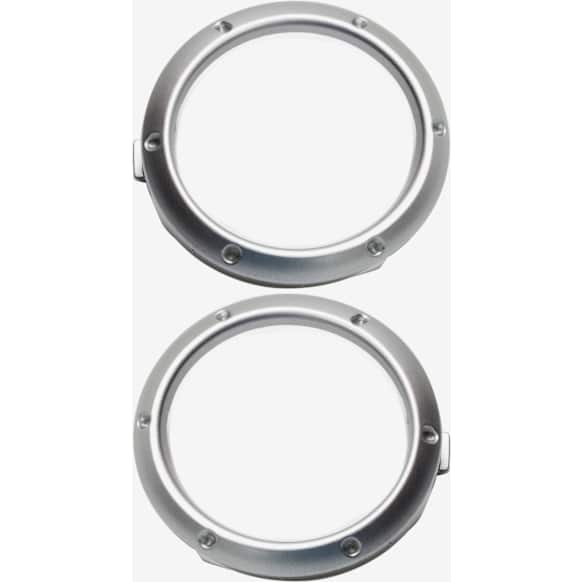 Front, Driver and Passenger Side Fog Light Trims, Primed