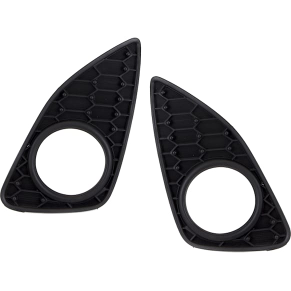 Driver and Passenger Side Fog Light Trim, Textured Black