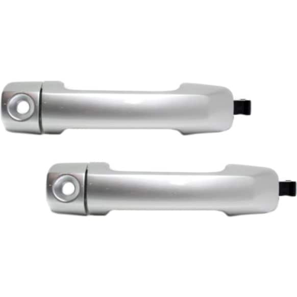 2008 Toyota FJ Cruiser - Front, Driver and Passenger Side Silver Exterior Door Handle, With Key Hole