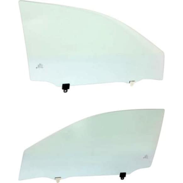2009-2013 Toyota Corolla - Front, Driver and Passenger Side Door Glasses, No Tint, Japan Built Vehicle, Replaces NAGS No. FD23691 GTYN, FD23692 GTYN