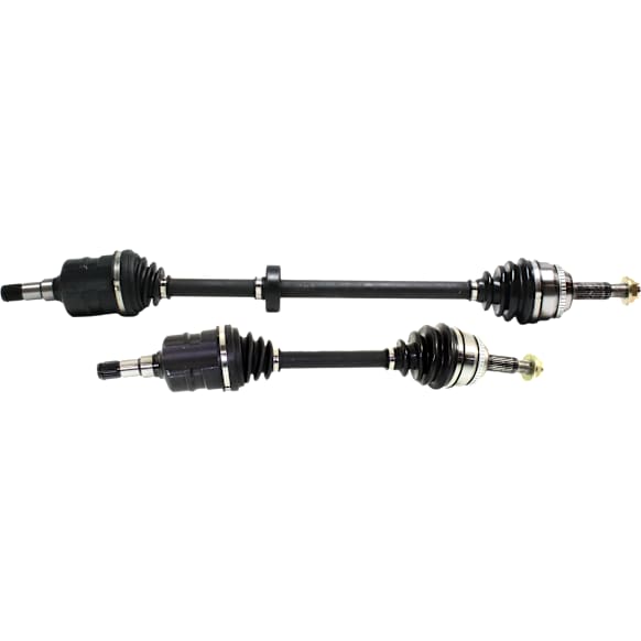 Front, Driver and Passenger Side Axle Assembly, Non-ABS, Automatic Transmission