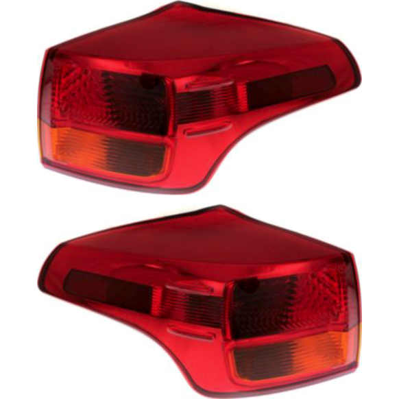 2014 Toyota RAV4 - Driver and Passenger Side, Outer Halogen Tail Light, With bulb(s), Mounts on Body, Japan Built Vehicle, OE Comparable Finish