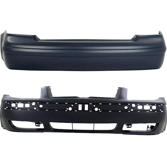Front and Rear Primed Bumper Cover
