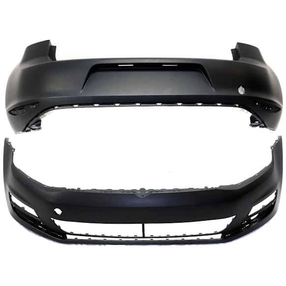 Front and Rear Primed Bumper Cover, CAPA Certified