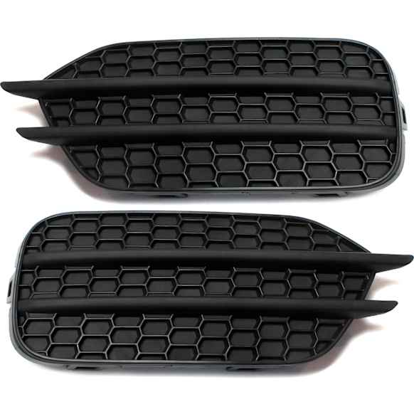 Fog Light Cover - Front, Driver and Passenger Side, Textured Black