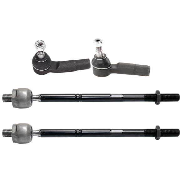 Front, Driver and Passenger Side, Inner and Outer Tie Rod End
