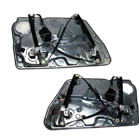 2001 Volkswagen Passat - Front, Driver and Passenger Side Power Window Regulator, Without Motor, For Models With Panel