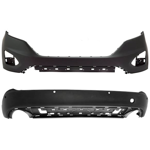 Rear, Upper And Lower Upper - Primed, Lower - Textured Bumper Cover SEL