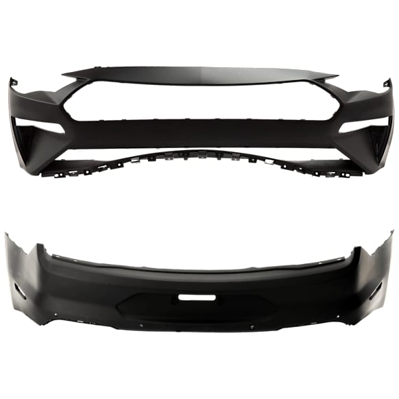 Front and Rear Primed Bumper Cover CAPA Certified