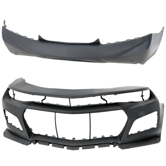 Coupe Front and Rear Primed Bumper Cover ZL1 6.2L, 8Cyl