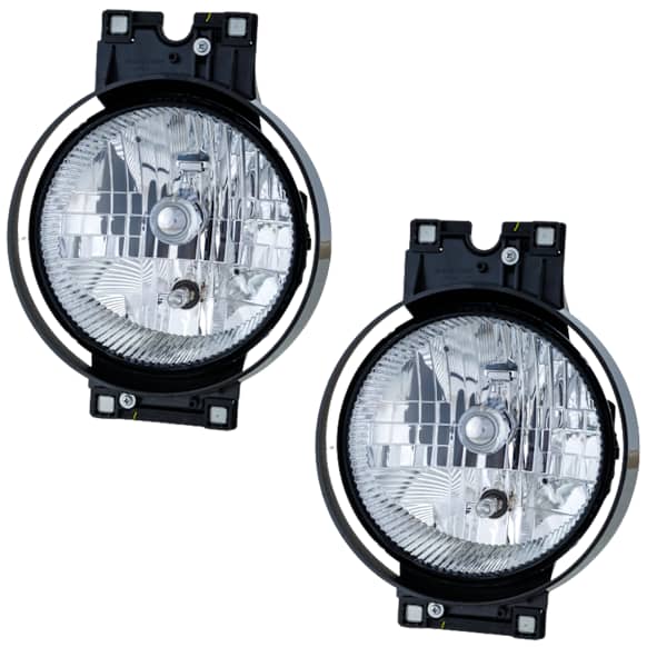 2007 Freightliner Century Class - Driver and Passenger Side Halogen Headlight, With bulb(s), OE Replacement