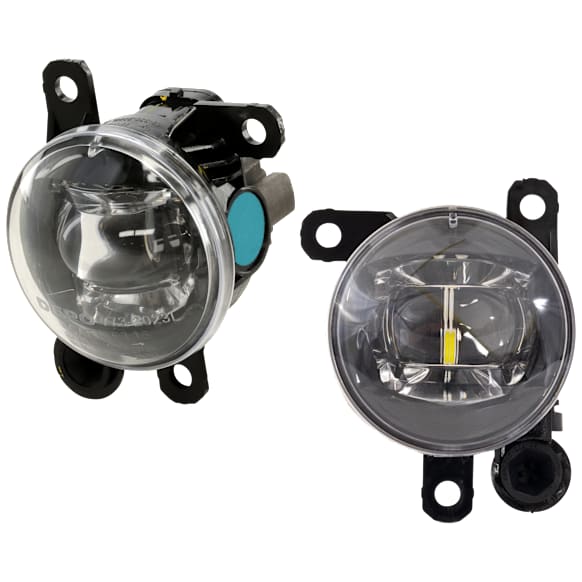 Front, Driver and Passenger Side LED Fog Light, With bulb(s), CAPA Certified