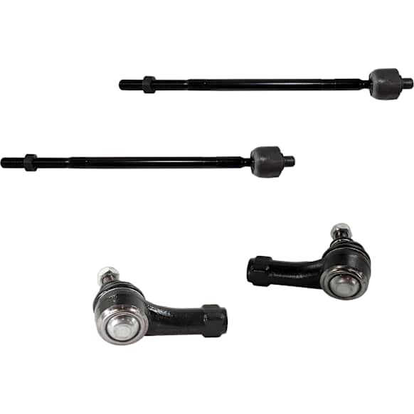 Front, Driver and Passenger Side, Inner and Outer Tie Rod Ends
