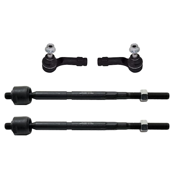 Front, Driver and Passenger Side, Inner and Outer Tie Rod Ends
