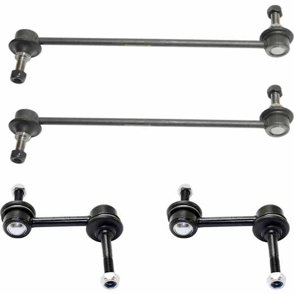 Front and Rear, Driver and Passenger Side Sway Bar Links