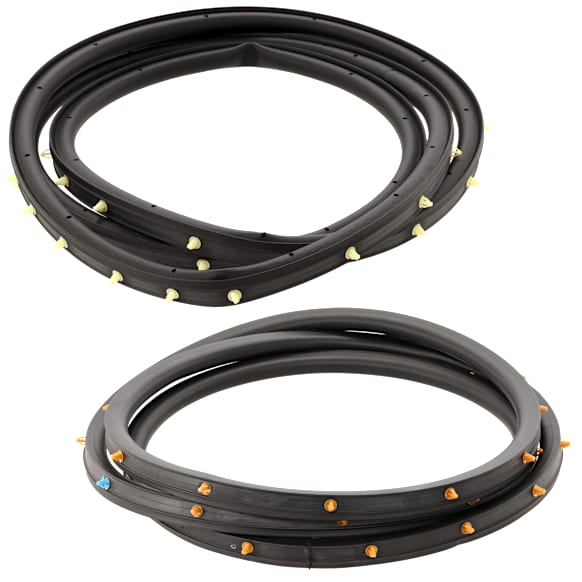 Weatherstrip Seal - Door Weatherstripping, Direct Fit, Set of 2