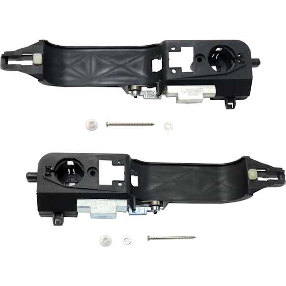 2008 Ford Focus SES - Front, Driver and Passenger Side Black Exterior Door Handle, For Models with Power Lock